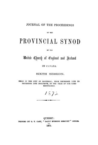 Journal of the proceedings of the