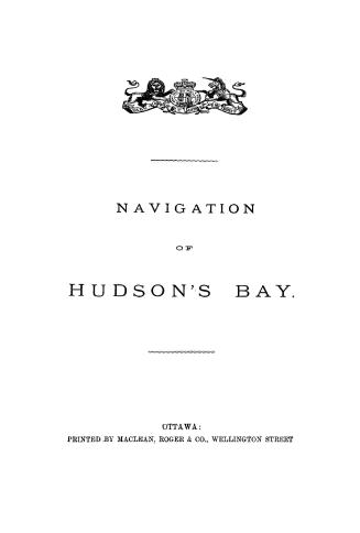 Navigation of Hudson's Bay