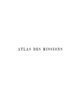 Atlas des missions catholiques