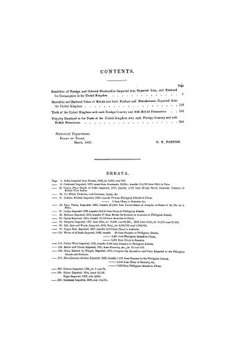 Tables shewing the trade of the United Kingdom with different foreign countries and British possessions in each of the ten years from 1831 to 1840, cop. from official returns