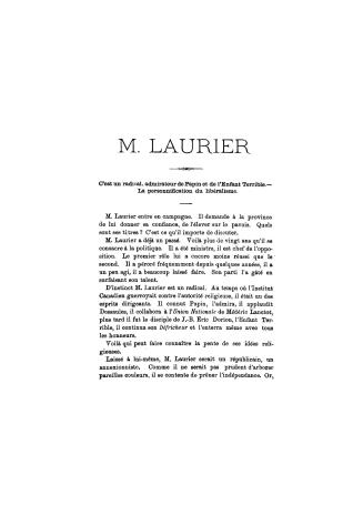 M. Laurier