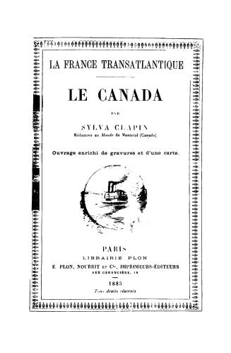 La France transatlantique : le Canada