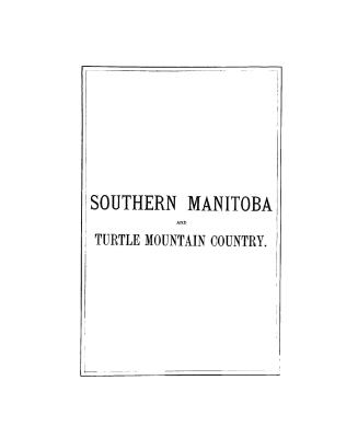 Southern Manitoba and Turtle Mountain country