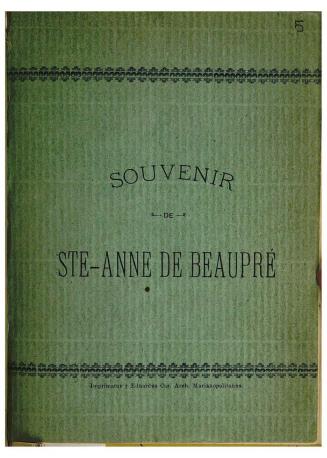 Souvenir de Ste.-Anne de Beaupré