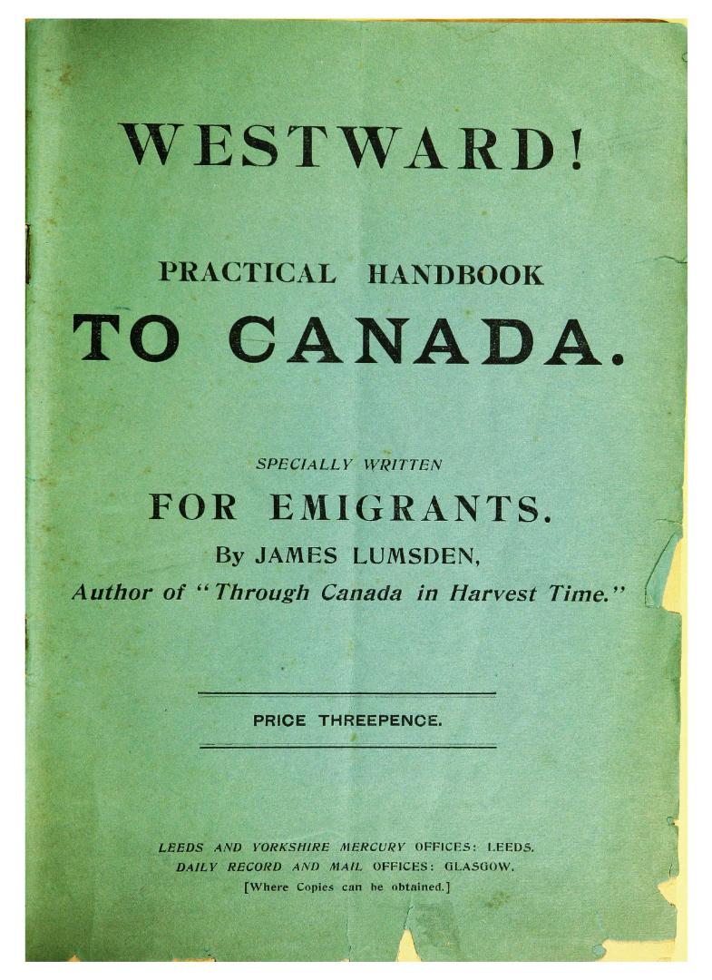 Westward! Practical handbook to Canada