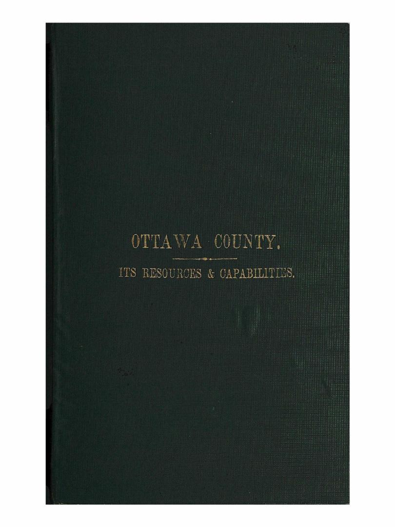 Ottawa County, its resources and capabilities