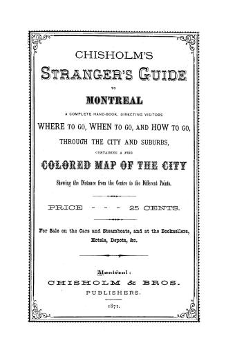 Chisholm's stranger's guide to Montreal