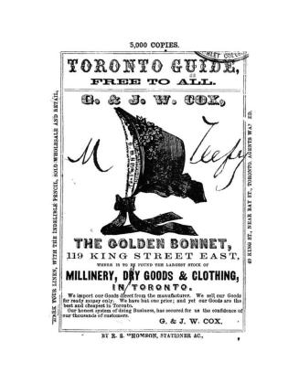 Toronto guide for the provincial fair of 1866