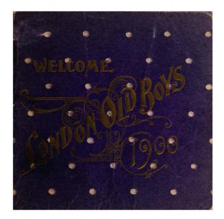 Official souvenir programme : London Old boys reunion