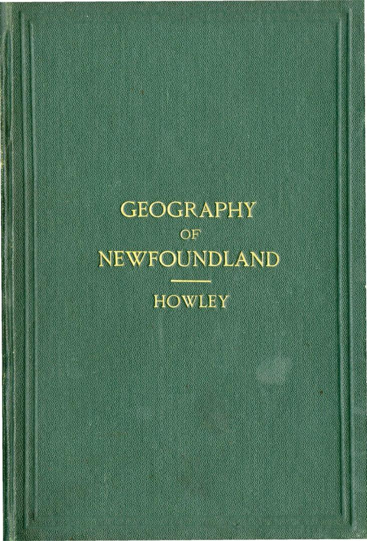 Geography of Newfoundland. For the use of schools