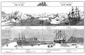 Description of summer and winter views of the polar regions, : as seen during the expedition of Capt. James Clark Ross, Kt. F.R.S. in 1848-9, now exhibiting at the Panorama, Leicester Square