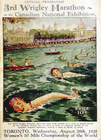 Official programme : 3rd Wrigley Marathon at the Canadian National Exhibition, Toronto, Wednesday, September 5th, 1928, world's fifteen mile championship