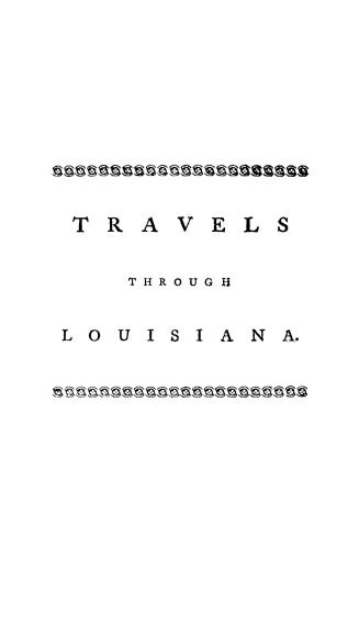 Travels through that part of North America formerly called Louisiana (v.1)