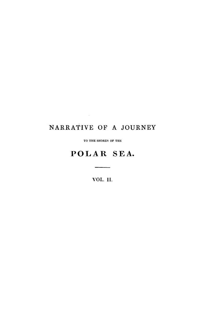 Narrative of a journey to the shores of the polar sea in the years 1819-20-21-22 (v