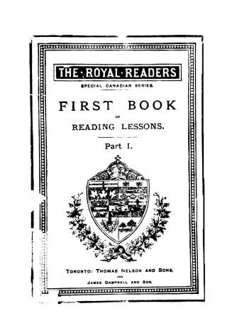 First book of reading lessons. Part I