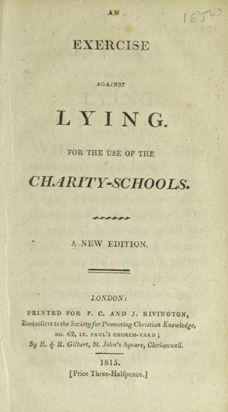 An exercise against lying : for the use of the charity-schools.