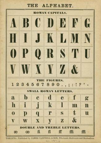 The alphabet