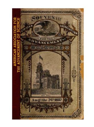 Programme for the reception of the American association for the advancement of science and the American forestry congress : at Ottawa, August the 26th, 1882