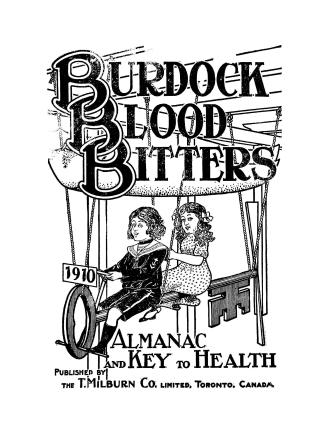 Burdock blood bitters: almanac and key to health