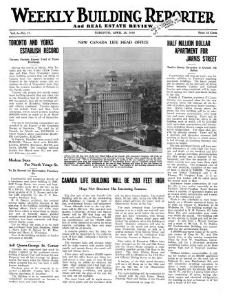 Weekly building reporter and real estate review, 1930-04-26