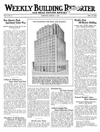 Weekly building reporter and real estate review, 1930-03-01