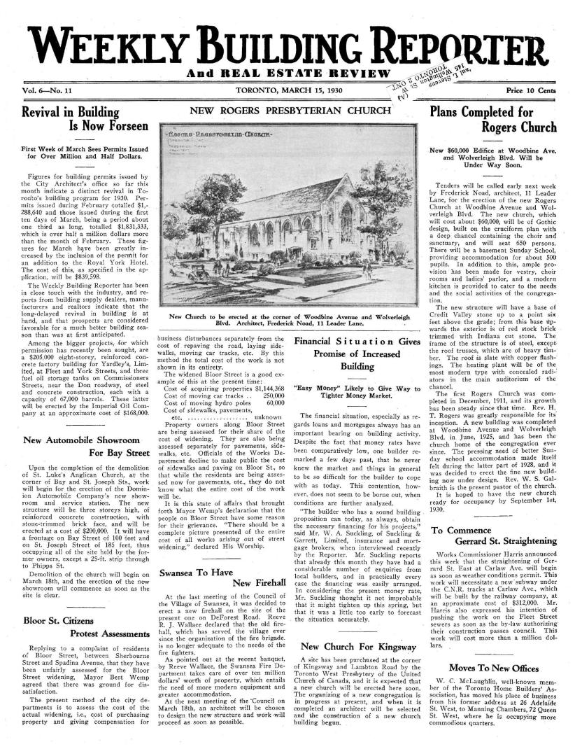 Weekly building reporter and real estate review, 1930-03-15