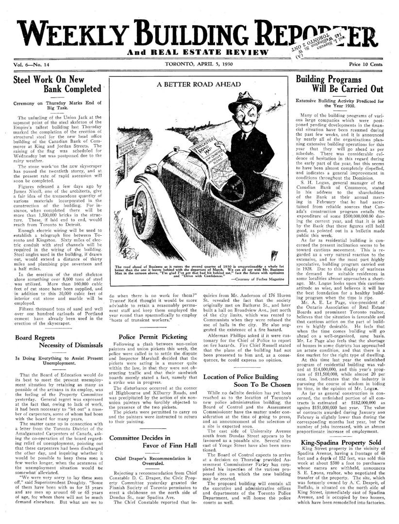 Weekly building reporter and real estate review, 1930-04-05