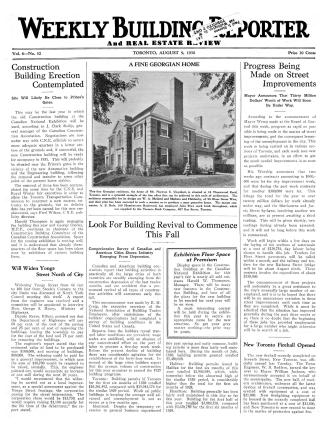 Weekly building reporter and real estate review, 1930-08-09