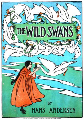 The wild swans by Hans Christian Andersen, illustrated by Helen Stratton.