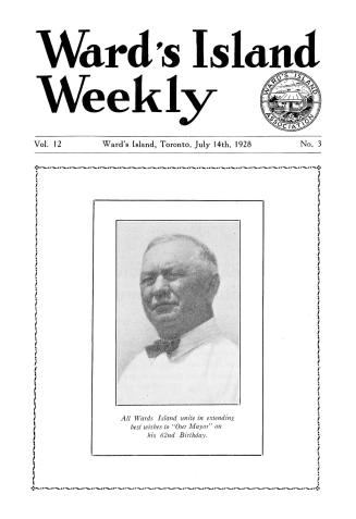 Ward's Island weekly, 1928-07-14