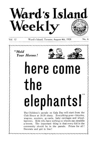 Ward's Island weekly, 1928-08-04