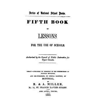 Fifth book of lessons for the use of schools