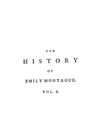 The history of Emily Montague (v