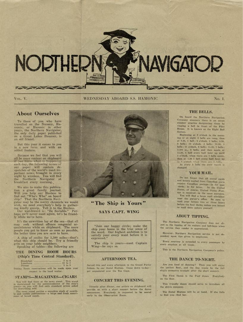 Northern Navigator, [1919]
