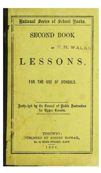 Second book of lessons : for the use of schools