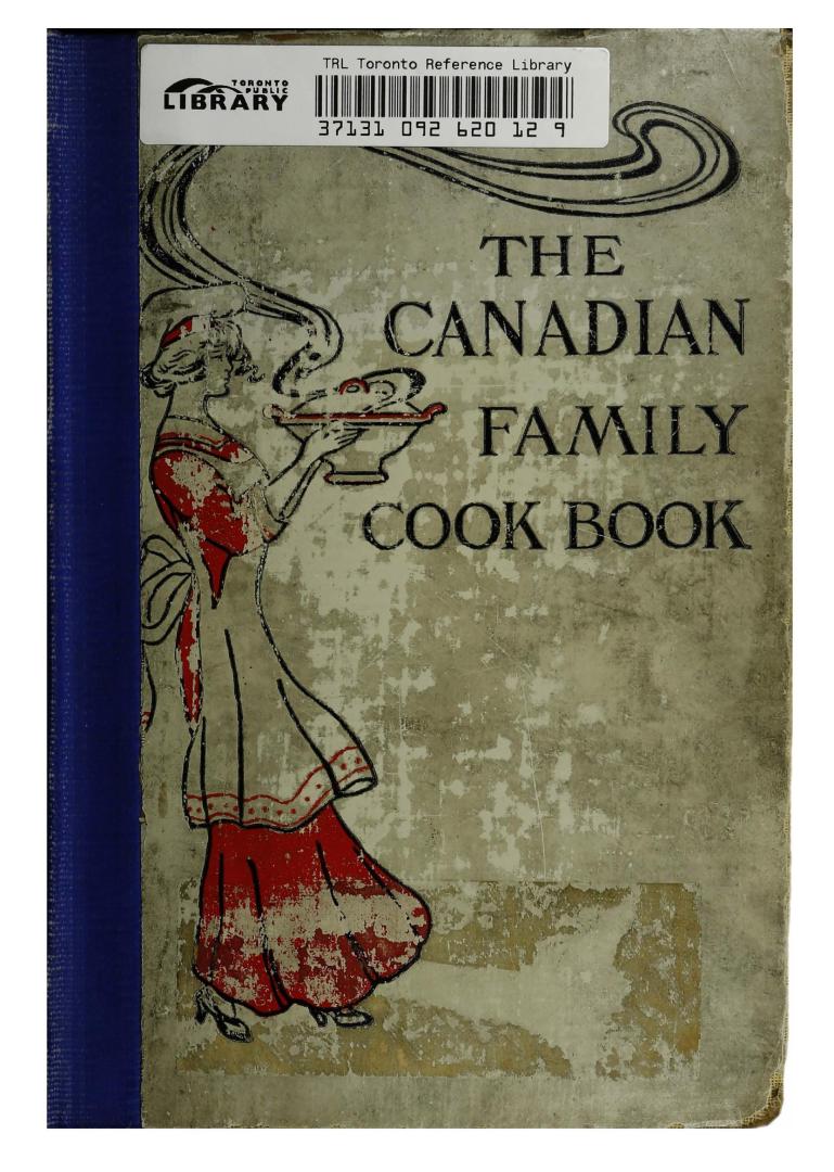 The Canadian family cook book