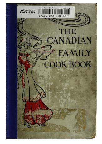 The Canadian family cook book