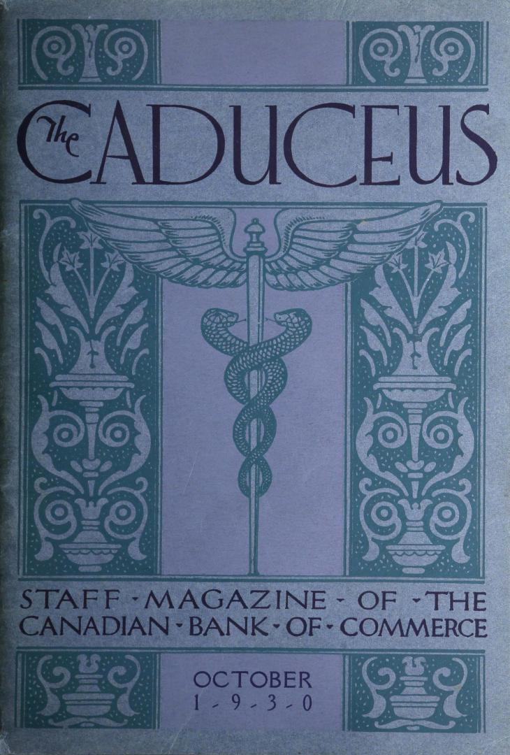 Caduceus : staff magazine of the Canadian Bank of Commerce (October, 1930)