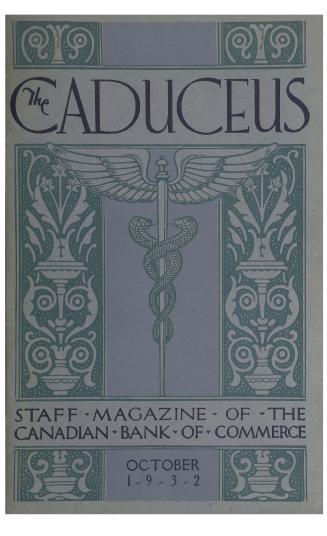 Caduceus : staff magazine of the Canadian Bank of Commerce (October, 1932)