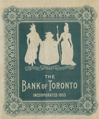 The Bank of Toronto : incorporated 1855