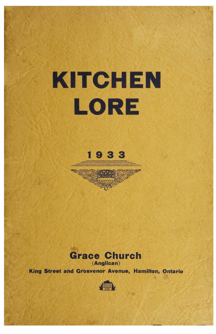 Kitchen lore
