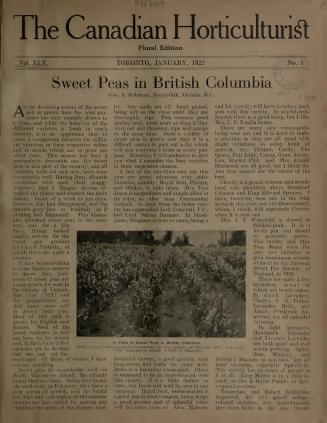 The Canadian horticulturist [monthly], 1922
