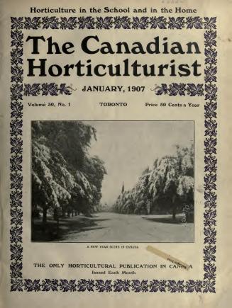 The Canadian horticulturist [monthly], 1907