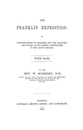 The Franklin expedition