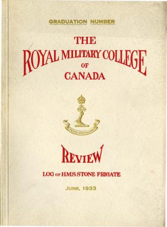 Royal Military College of Canada Review, 1933-Jun