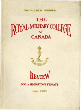 Royal Military College of Canada Review, 1933-Jun
