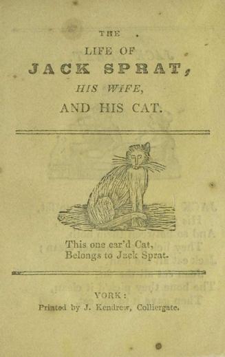 The life of Jack Sprat, his wife, and his cat
