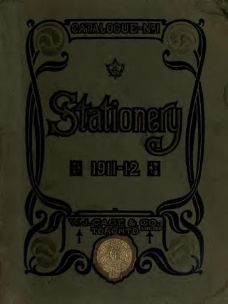 Catalogue of stationery