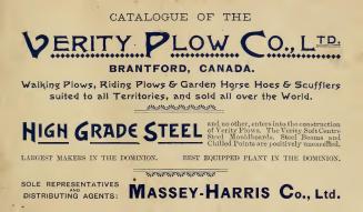Catalogue of the Verity Plow Co