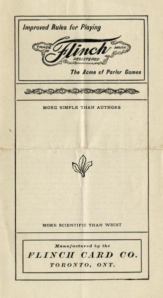 Improved rules for playing Flinch, the acme of parlor games